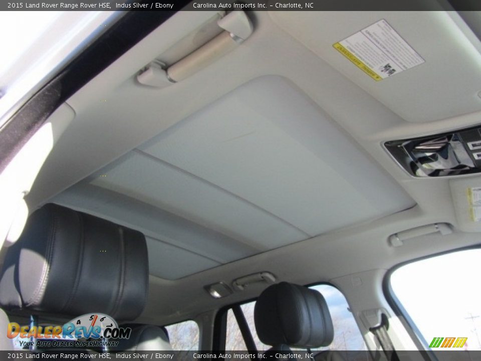 2015 Land Rover Range Rover HSE Indus Silver / Ebony Photo #23