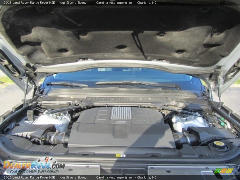 2015 Land Rover Range Rover HSE Indus Silver / Ebony Photo #25