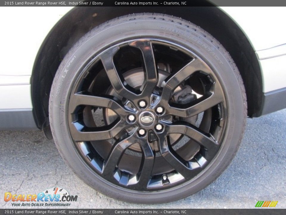 2015 Land Rover Range Rover HSE Indus Silver / Ebony Photo #26