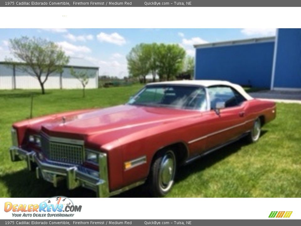 Front 3/4 View of 1975 Cadillac Eldorado Convertible Photo #2