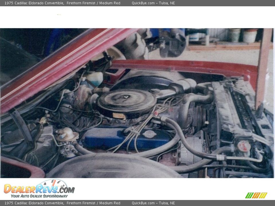 1975 Cadillac Eldorado Convertible 500 cid OHV 16-Valve V8 Engine Photo #11