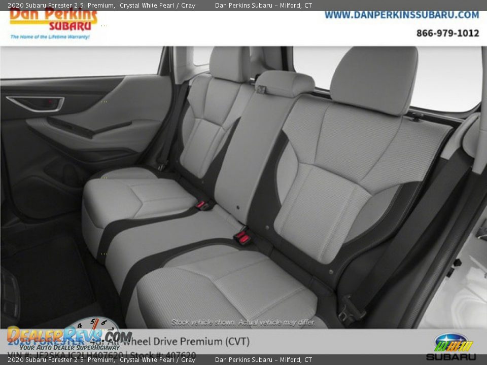 2020 Subaru Forester 2.5i Premium Crystal White Pearl / Gray Photo #13