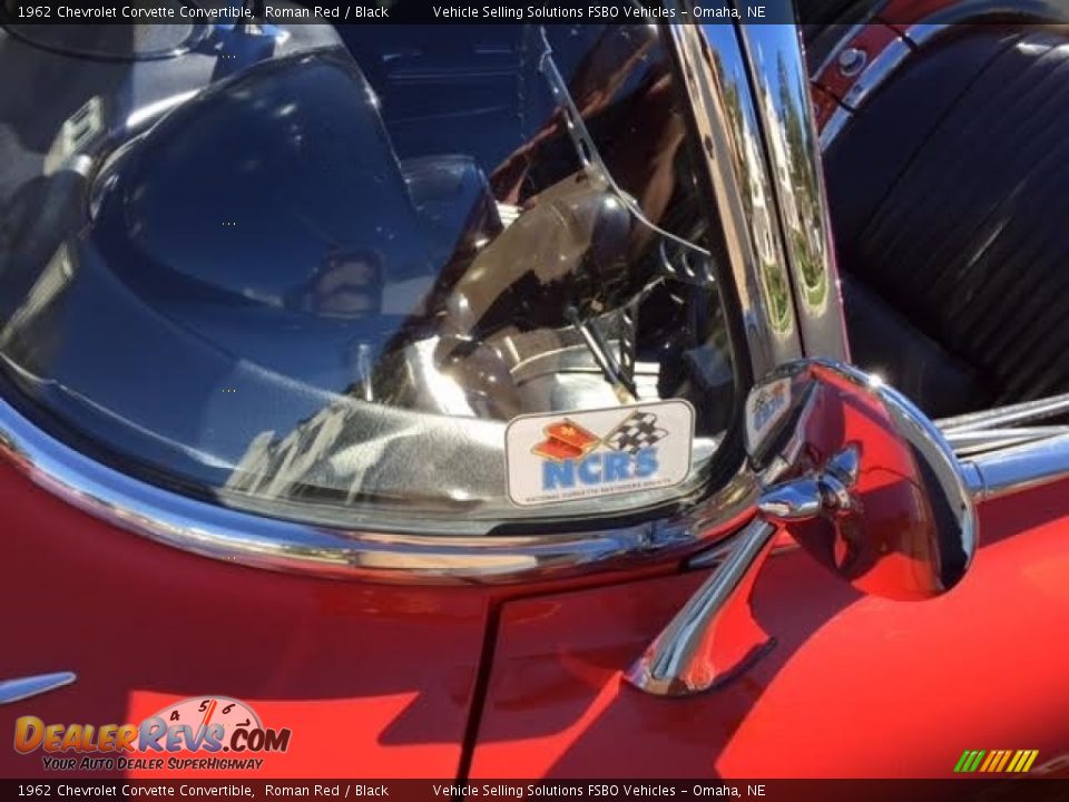 1962 Chevrolet Corvette Convertible Roman Red / Black Photo #32