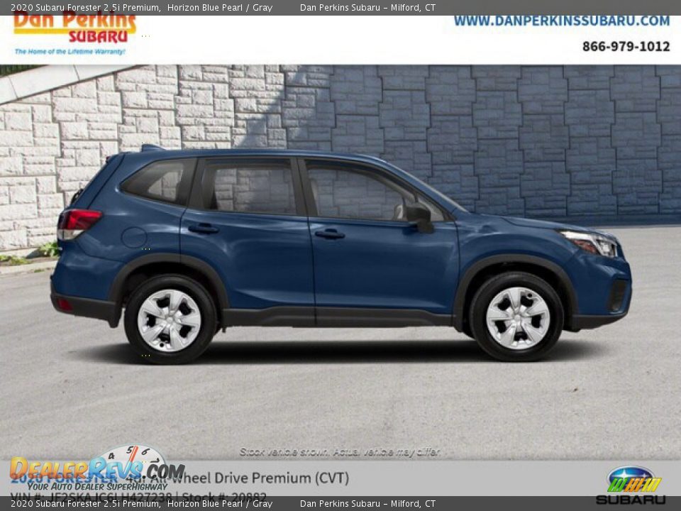 2020 Subaru Forester 2.5i Premium Horizon Blue Pearl / Gray Photo #5