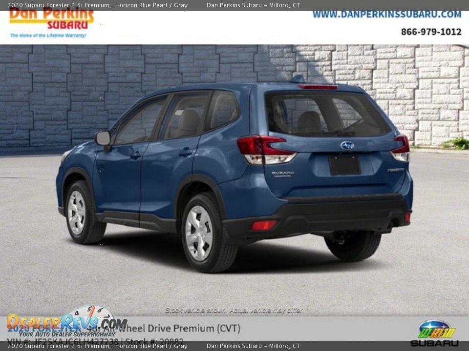 2020 Subaru Forester 2.5i Premium Horizon Blue Pearl / Gray Photo #6