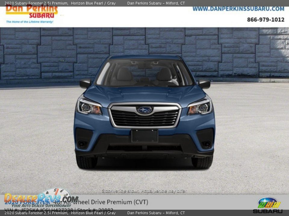 2020 Subaru Forester 2.5i Premium Horizon Blue Pearl / Gray Photo #7