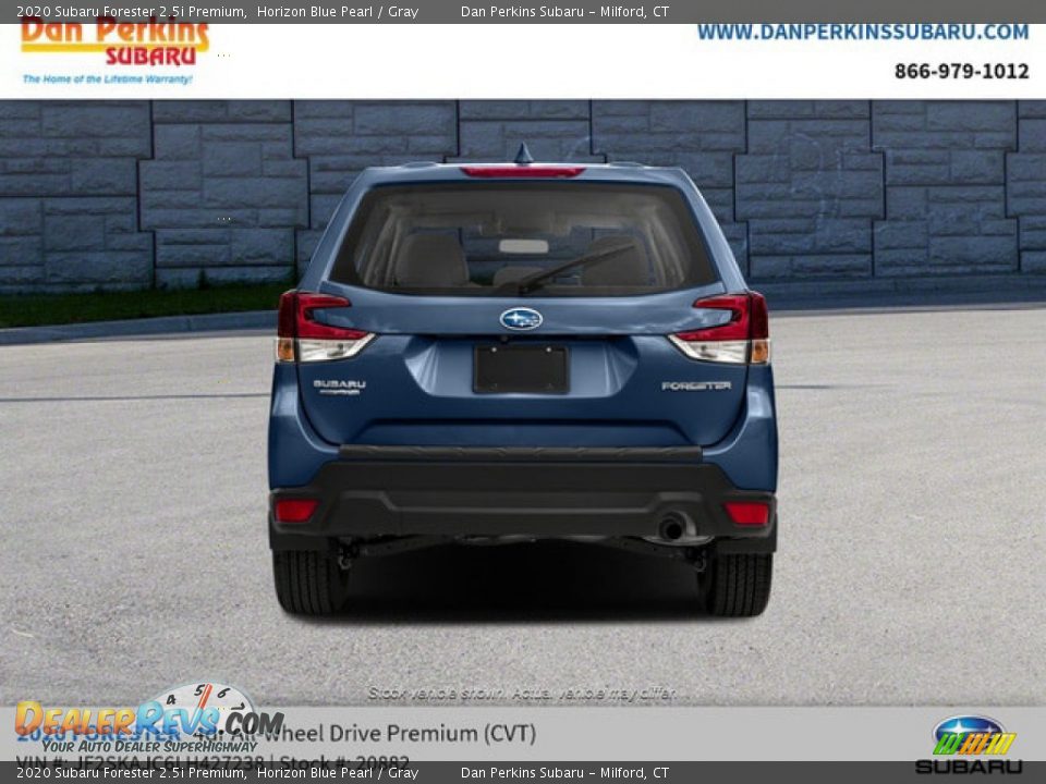 2020 Subaru Forester 2.5i Premium Horizon Blue Pearl / Gray Photo #8