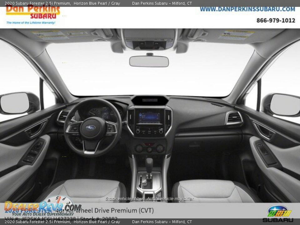 2020 Subaru Forester 2.5i Premium Horizon Blue Pearl / Gray Photo #10