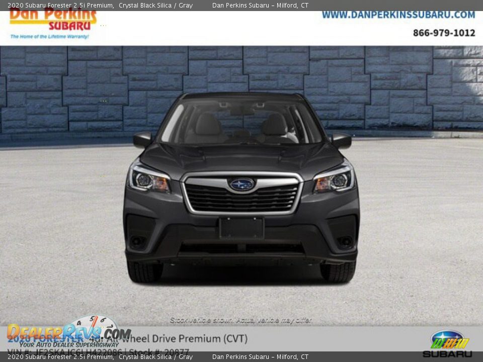 2020 Subaru Forester 2.5i Premium Crystal Black Silica / Gray Photo #7