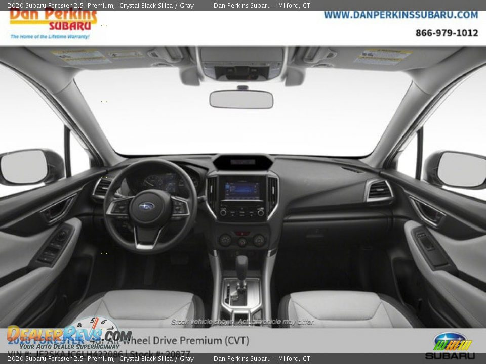 2020 Subaru Forester 2.5i Premium Crystal Black Silica / Gray Photo #10