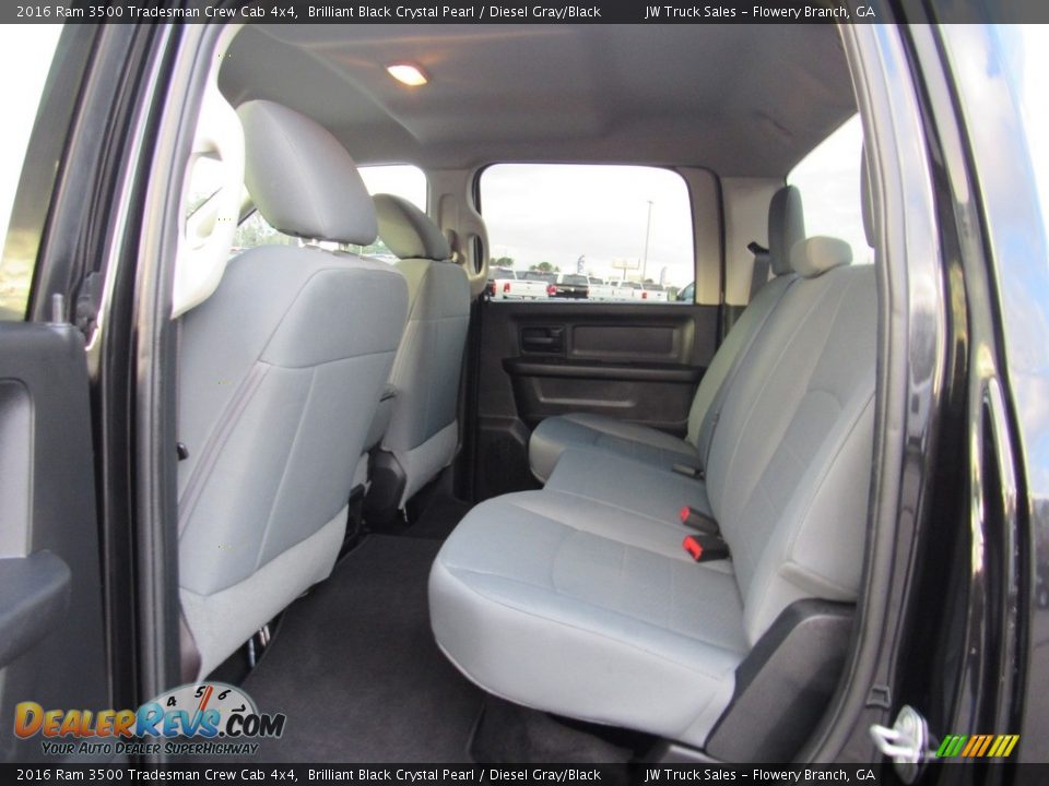 Rear Seat of 2016 Ram 3500 Tradesman Crew Cab 4x4 Photo #27