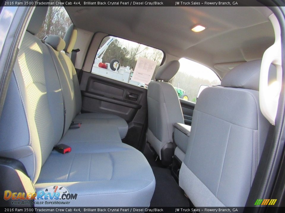 Rear Seat of 2016 Ram 3500 Tradesman Crew Cab 4x4 Photo #31