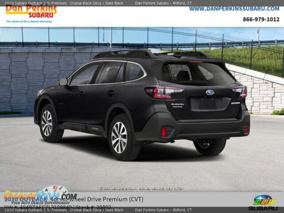 2020 Subaru Outback 2.5i Premium Crystal Black Silica / Slate Black Photo #6
