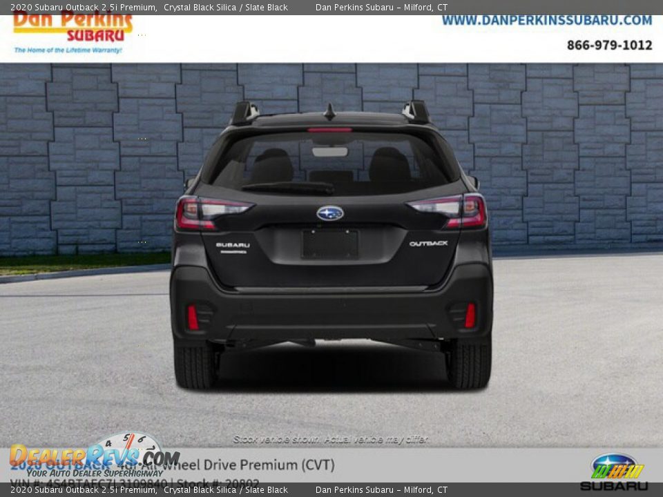 2020 Subaru Outback 2.5i Premium Crystal Black Silica / Slate Black Photo #8
