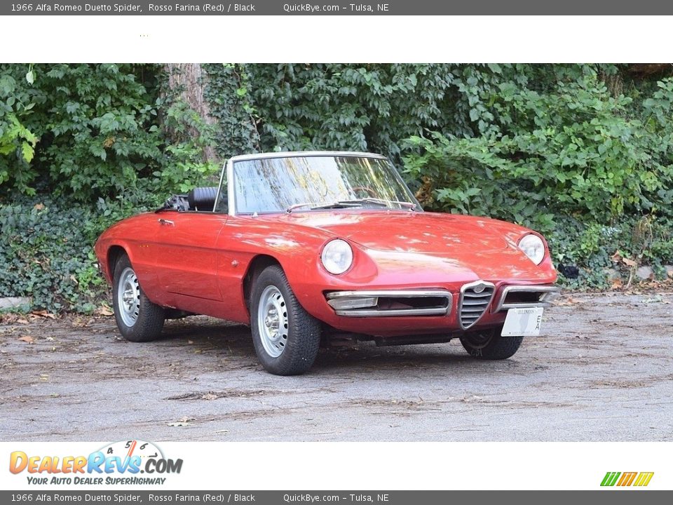 Rosso Farina (Red) 1966 Alfa Romeo Duetto Spider Photo #1