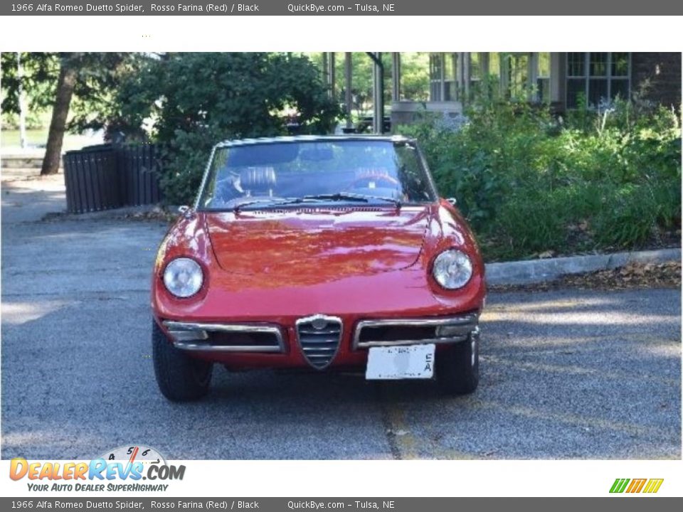 Rosso Farina (Red) 1966 Alfa Romeo Duetto Spider Photo #3