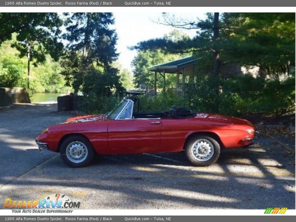 Rosso Farina (Red) 1966 Alfa Romeo Duetto Spider Photo #4