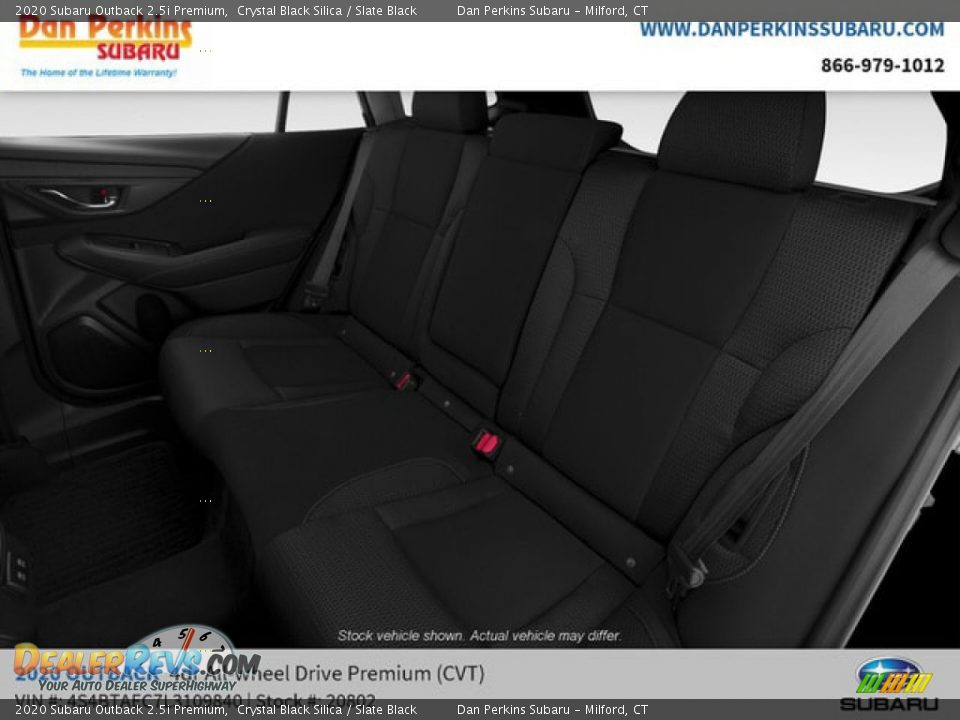 2020 Subaru Outback 2.5i Premium Crystal Black Silica / Slate Black Photo #13