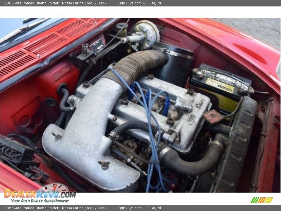 1966 Alfa Romeo Duetto Spider 1.6 Liter Twin Overhead Camshaft 8-Valve 4 Cylinder Engine Photo #17
