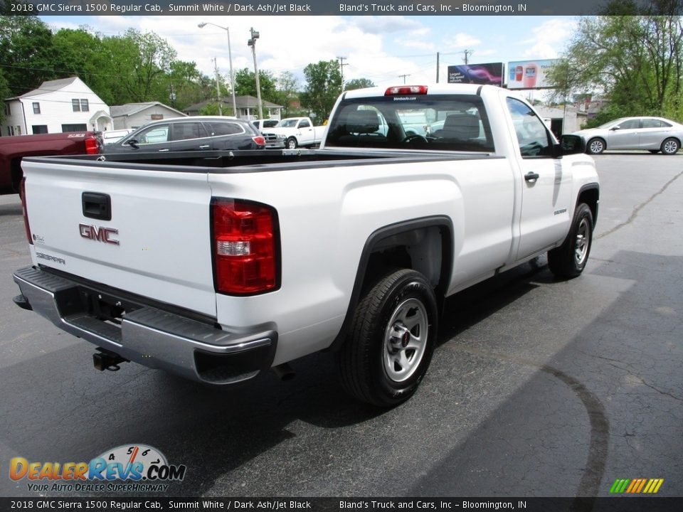 2018 GMC Sierra 1500 Regular Cab Summit White / Dark Ash/Jet Black Photo #4