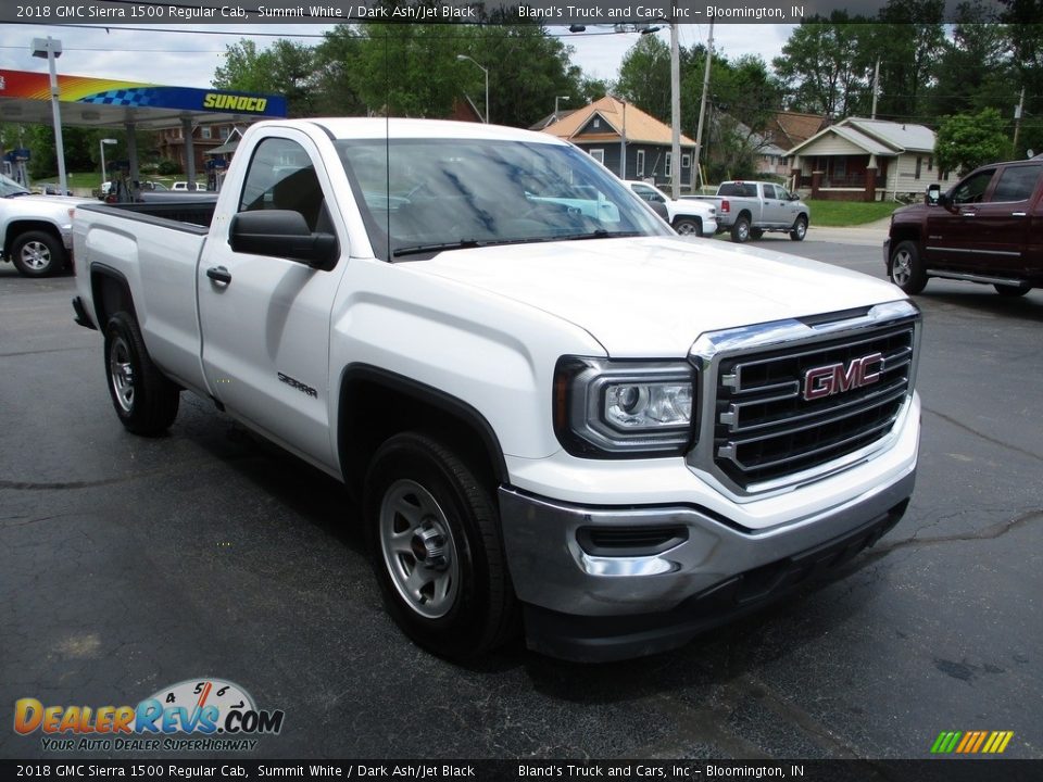 Front 3/4 View of 2018 GMC Sierra 1500 Regular Cab Photo #5