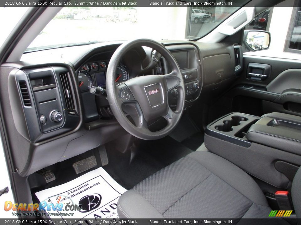 Dark Ash/Jet Black Interior - 2018 GMC Sierra 1500 Regular Cab Photo #6