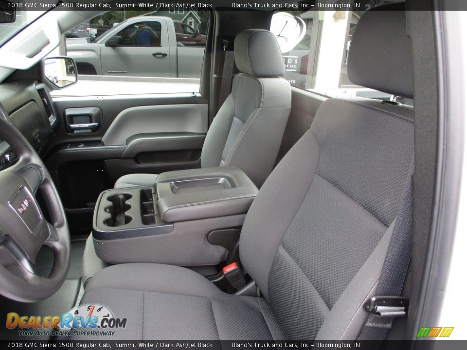 Front Seat of 2018 GMC Sierra 1500 Regular Cab Photo #7