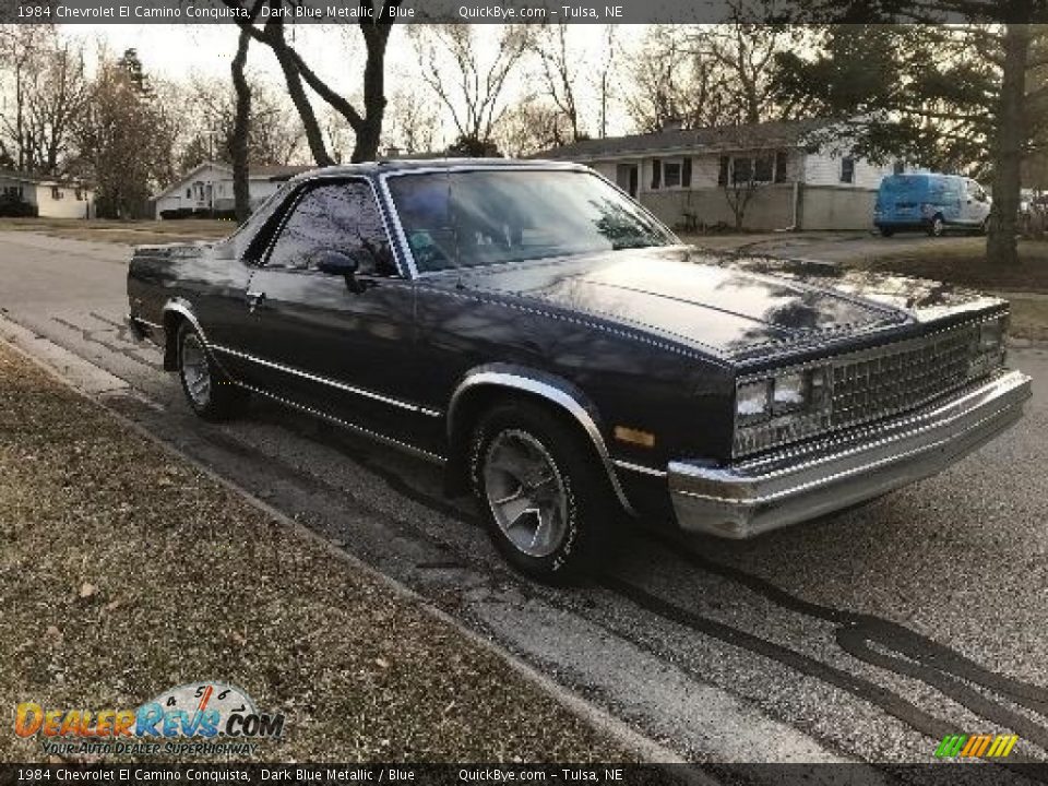 Dark Blue Metallic 1984 Chevrolet El Camino Conquista Photo #2