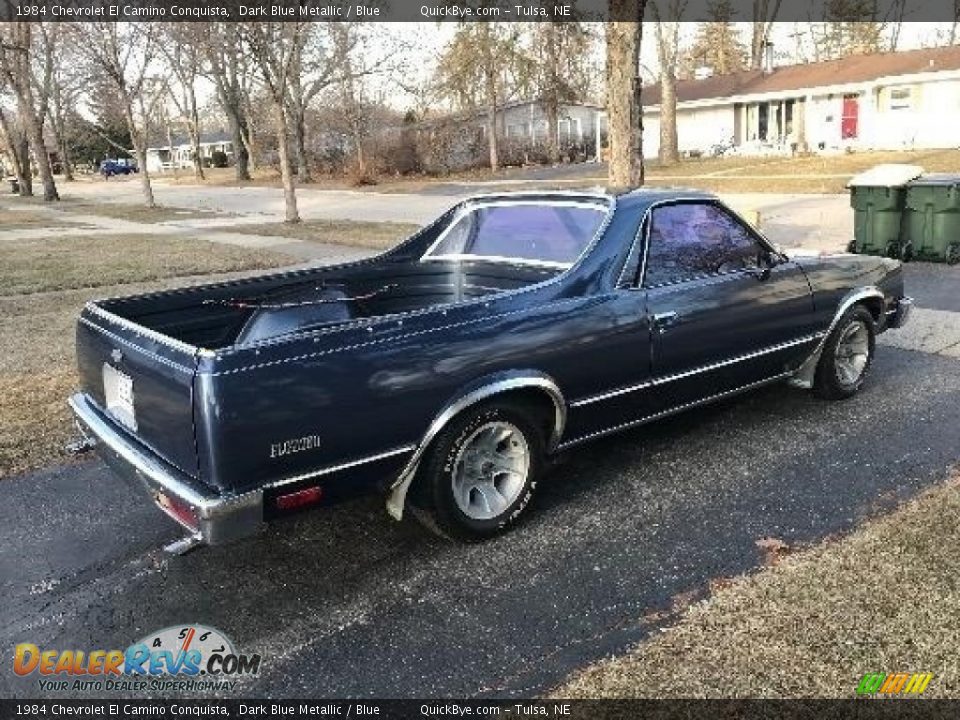 Dark Blue Metallic 1984 Chevrolet El Camino Conquista Photo #3