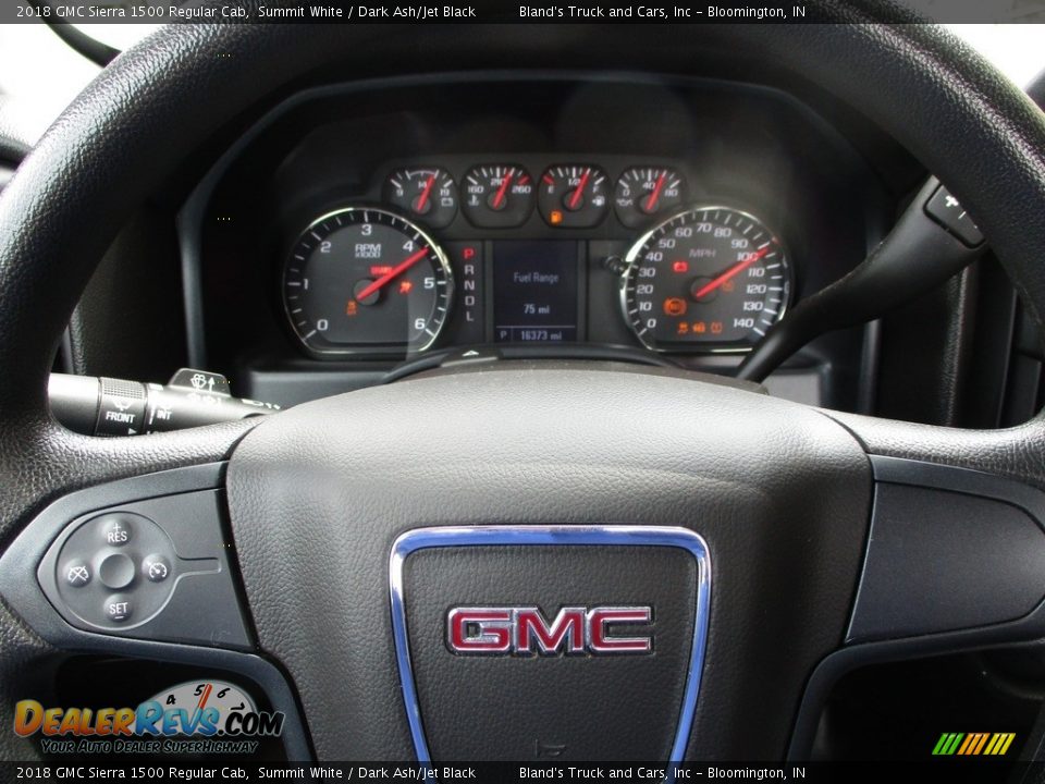 2018 GMC Sierra 1500 Regular Cab Steering Wheel Photo #12