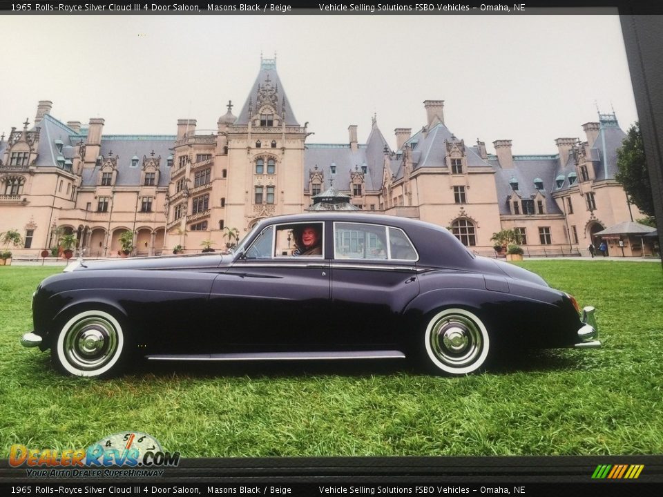 Masons Black 1965 Rolls-Royce Silver Cloud III 4 Door Saloon Photo #1