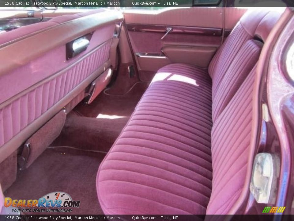 Rear Seat of 1958 Cadillac Fleetwood Sixty Special Photo #8