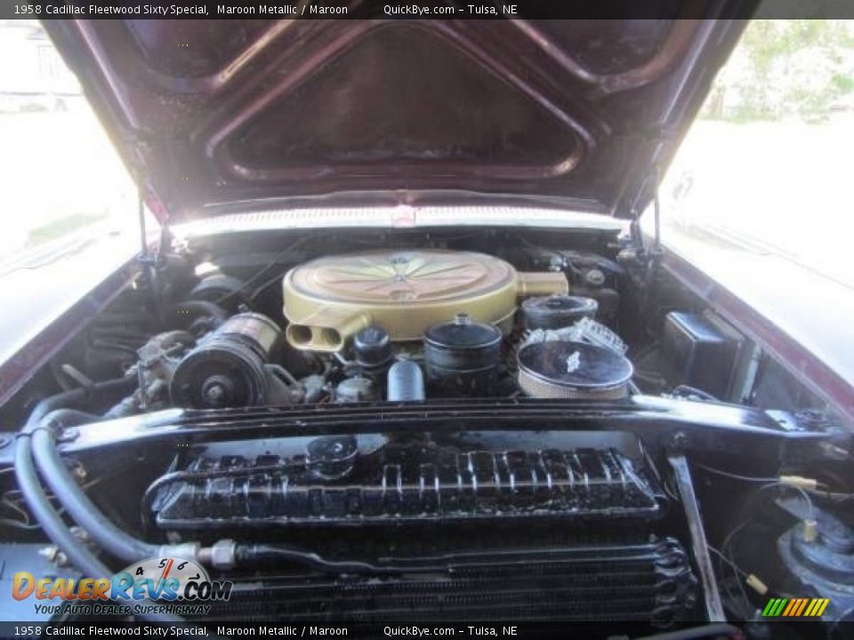 1958 Cadillac Fleetwood Sixty Special 365 cid OHV 16-Valve V8 Engine Photo #9