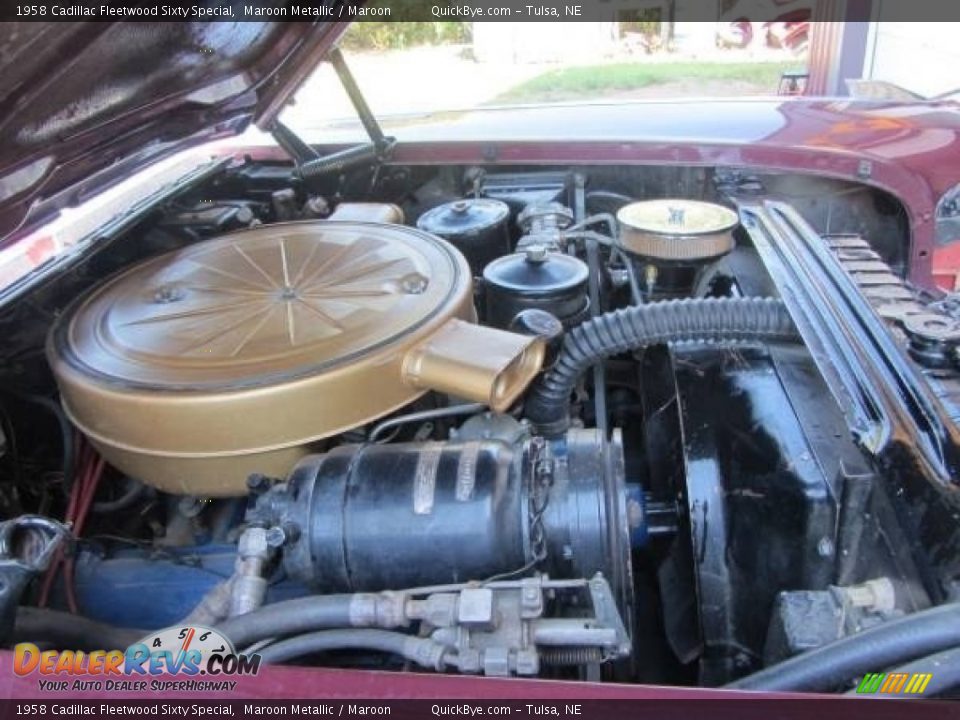 1958 Cadillac Fleetwood Sixty Special 365 cid OHV 16-Valve V8 Engine Photo #10