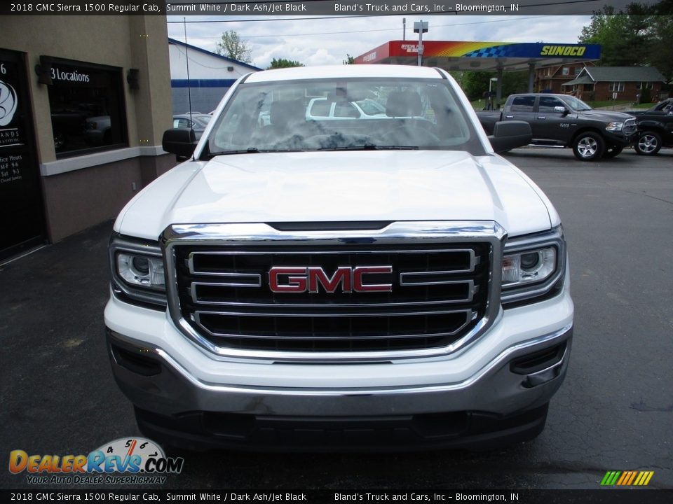 2018 GMC Sierra 1500 Regular Cab Summit White / Dark Ash/Jet Black Photo #21