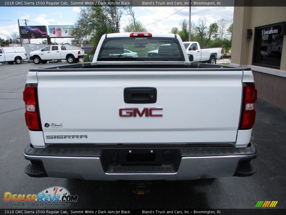 2018 GMC Sierra 1500 Regular Cab Summit White / Dark Ash/Jet Black Photo #23