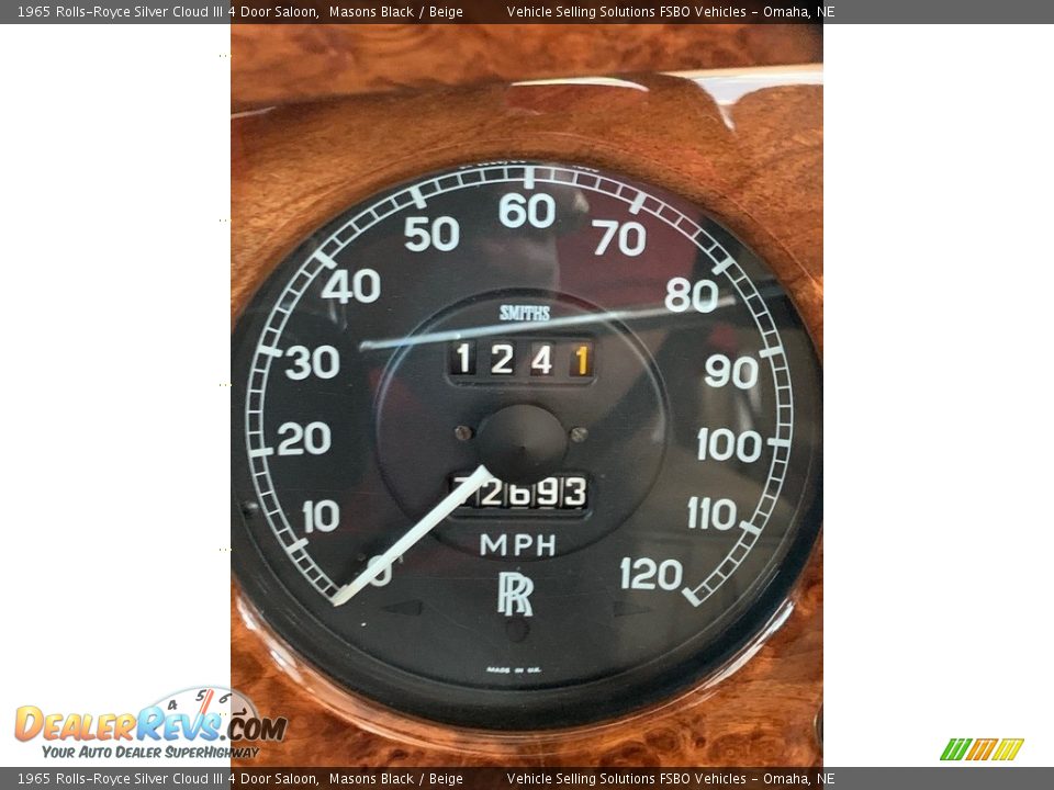 1965 Rolls-Royce Silver Cloud III 4 Door Saloon Gauges Photo #5