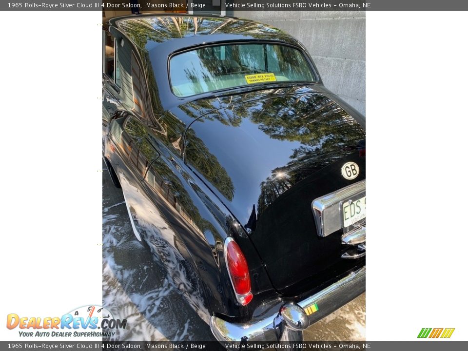 1965 Rolls-Royce Silver Cloud III 4 Door Saloon Masons Black / Beige Photo #10