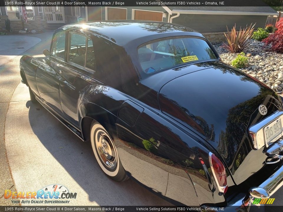 1965 Rolls-Royce Silver Cloud III 4 Door Saloon Masons Black / Beige Photo #13