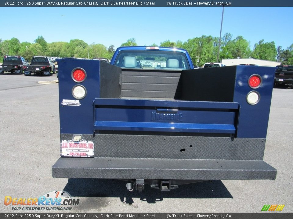 2012 Ford F250 Super Duty XL Regular Cab Chassis Dark Blue Pearl Metallic / Steel Photo #4