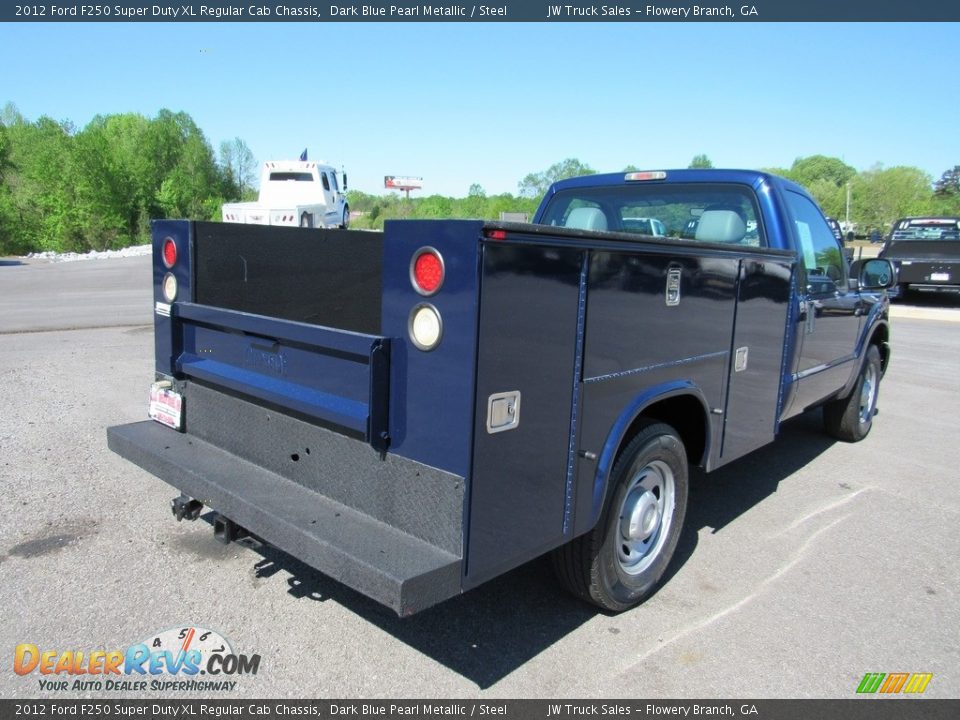 2012 Ford F250 Super Duty XL Regular Cab Chassis Dark Blue Pearl Metallic / Steel Photo #5