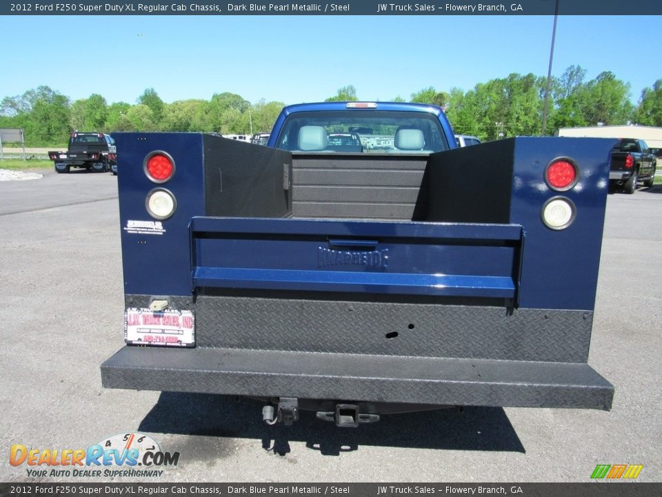 2012 Ford F250 Super Duty XL Regular Cab Chassis Dark Blue Pearl Metallic / Steel Photo #11