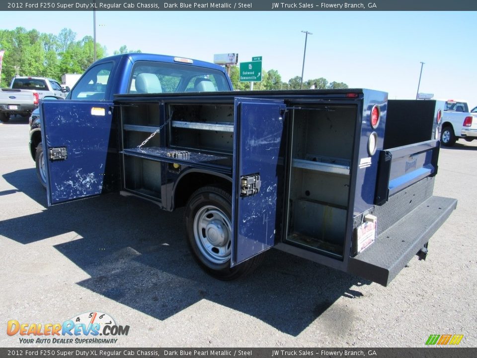 2012 Ford F250 Super Duty XL Regular Cab Chassis Dark Blue Pearl Metallic / Steel Photo #14