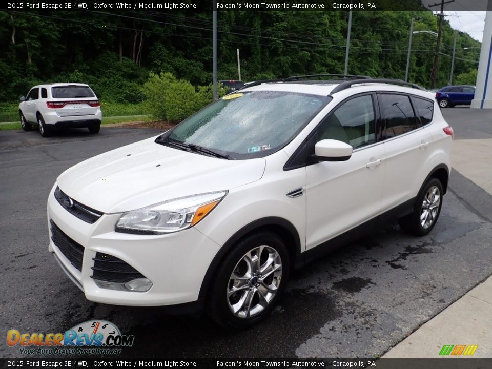 2015 Ford Escape SE 4WD Oxford White / Medium Light Stone Photo #7