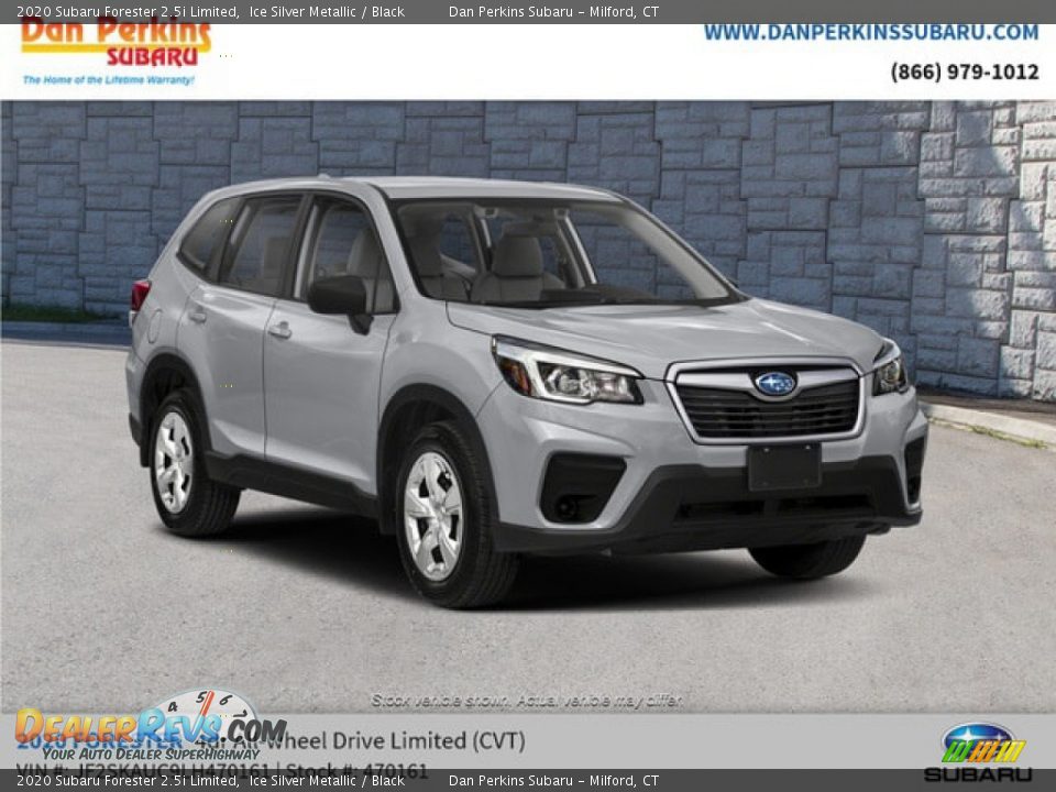 2020 Subaru Forester 2.5i Limited Ice Silver Metallic / Black Photo #4