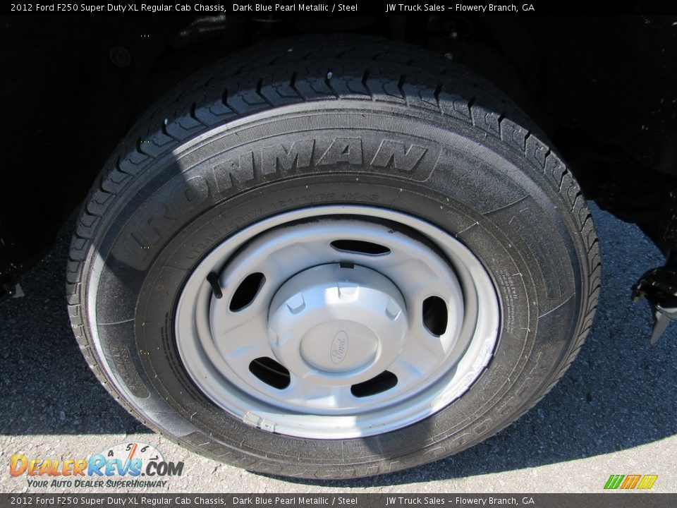 2012 Ford F250 Super Duty XL Regular Cab Chassis Dark Blue Pearl Metallic / Steel Photo #29