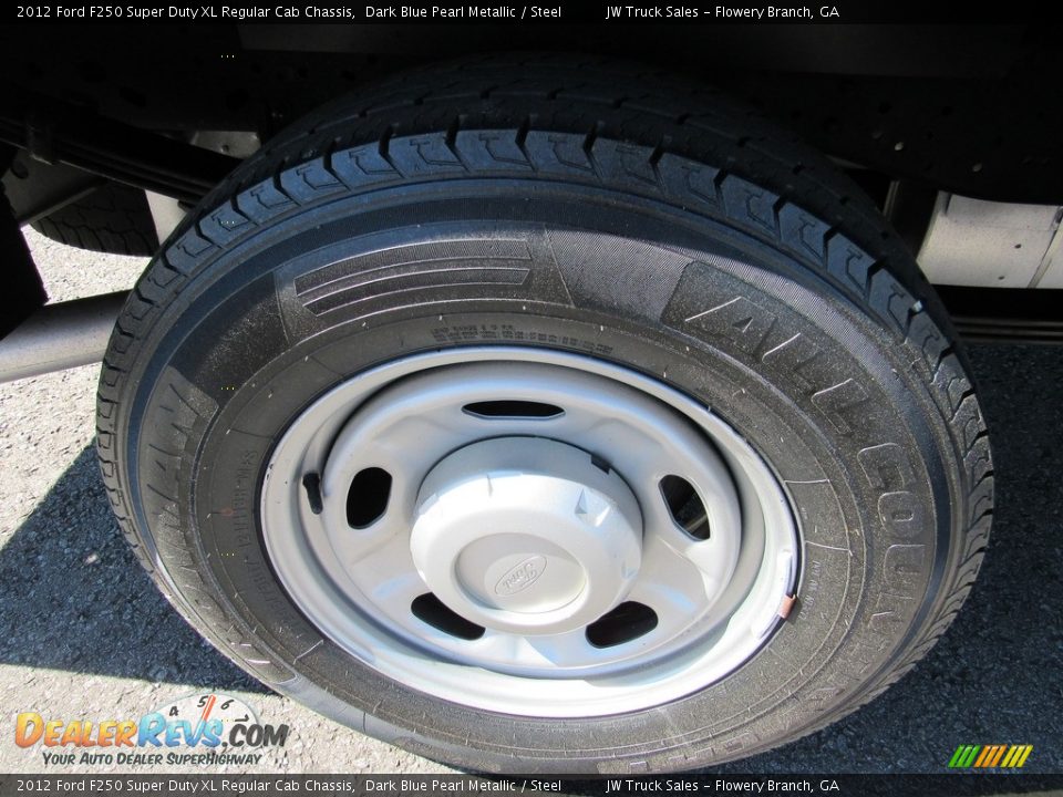 2012 Ford F250 Super Duty XL Regular Cab Chassis Dark Blue Pearl Metallic / Steel Photo #31