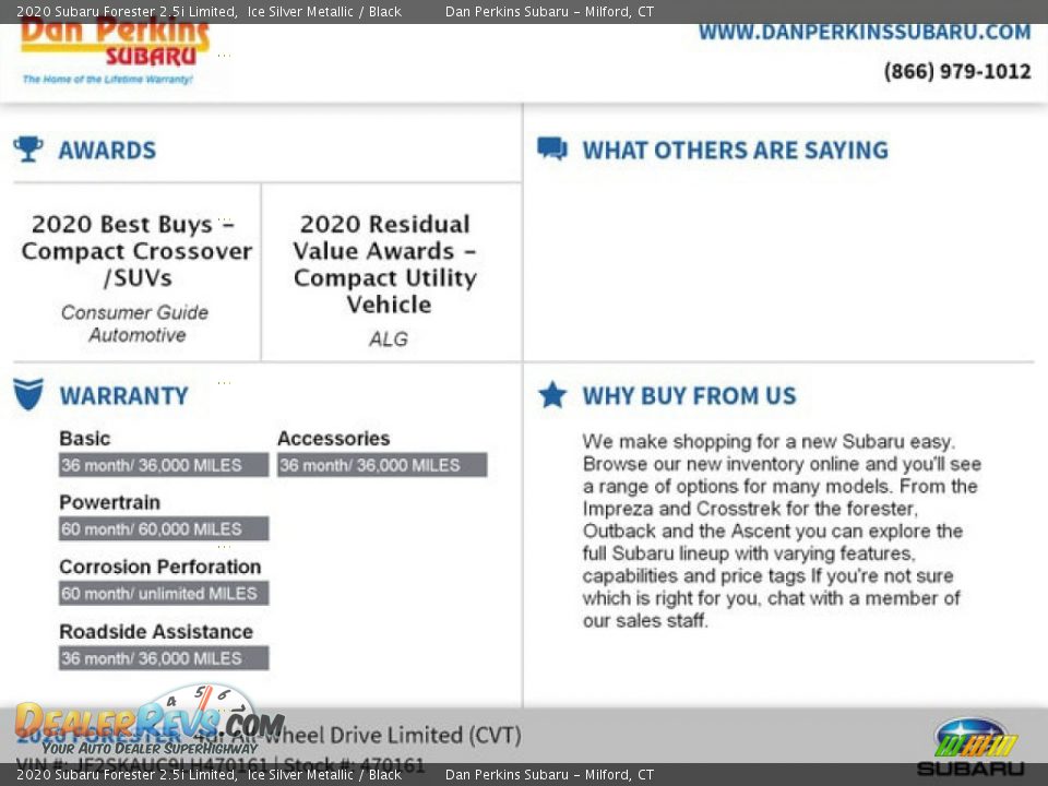 2020 Subaru Forester 2.5i Limited Ice Silver Metallic / Black Photo #16