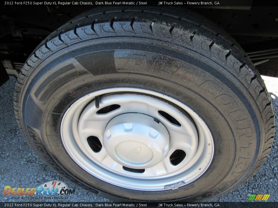 2012 Ford F250 Super Duty XL Regular Cab Chassis Dark Blue Pearl Metallic / Steel Photo #33