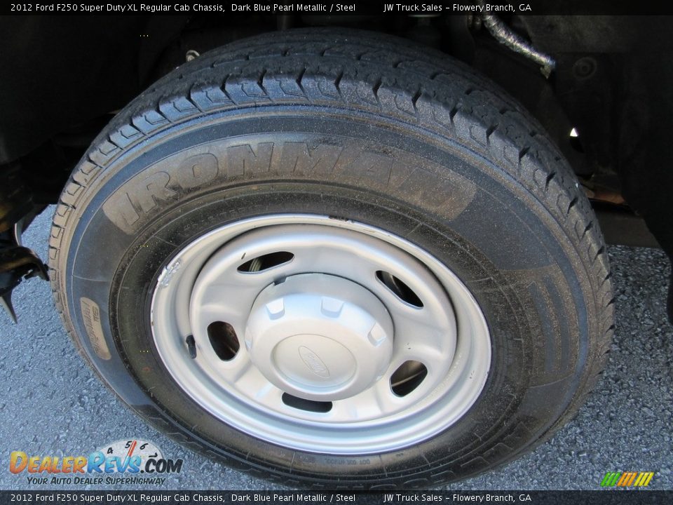 2012 Ford F250 Super Duty XL Regular Cab Chassis Dark Blue Pearl Metallic / Steel Photo #35